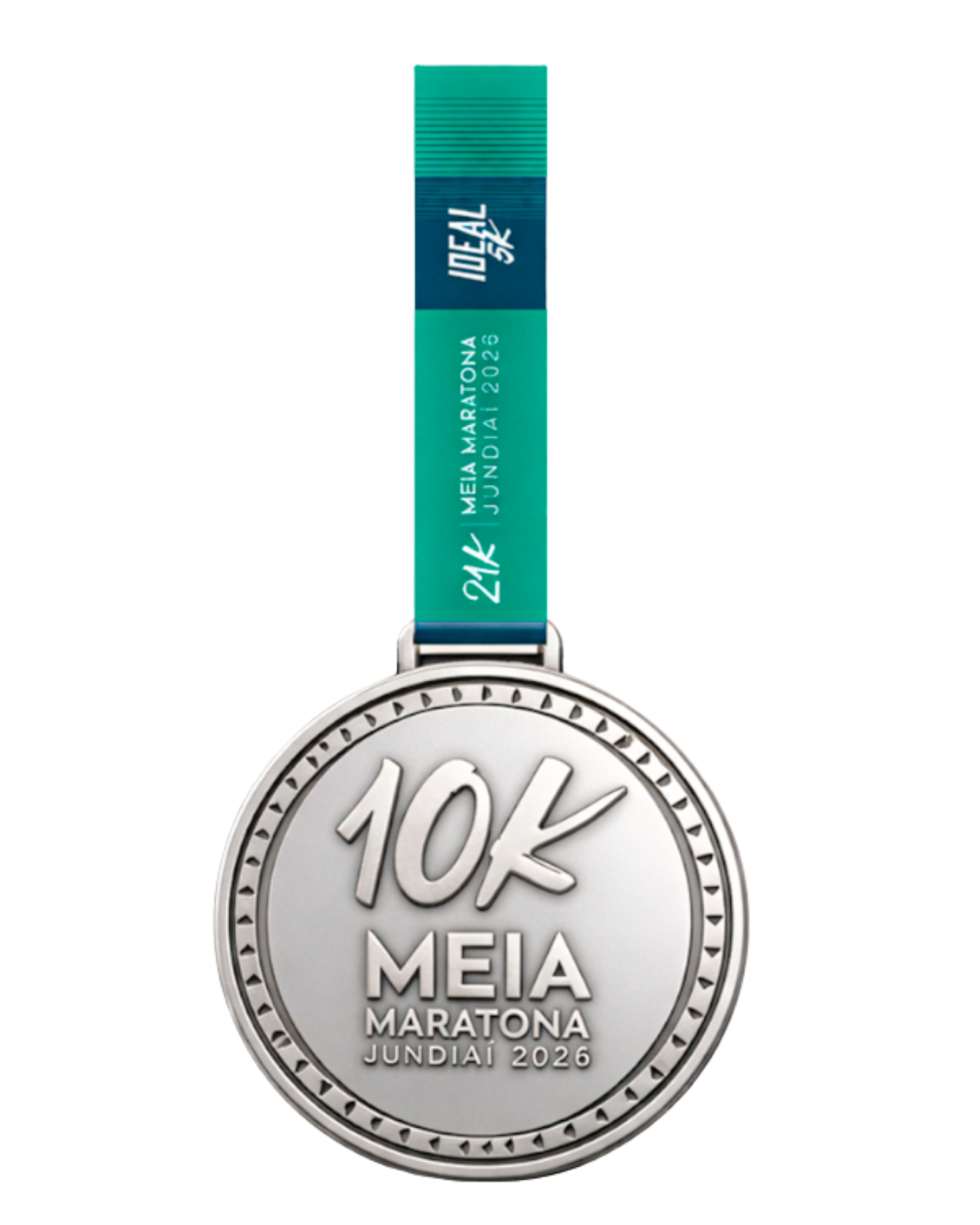 Medalha 10km — Meia Maratona de Jundia&iacute; 2026