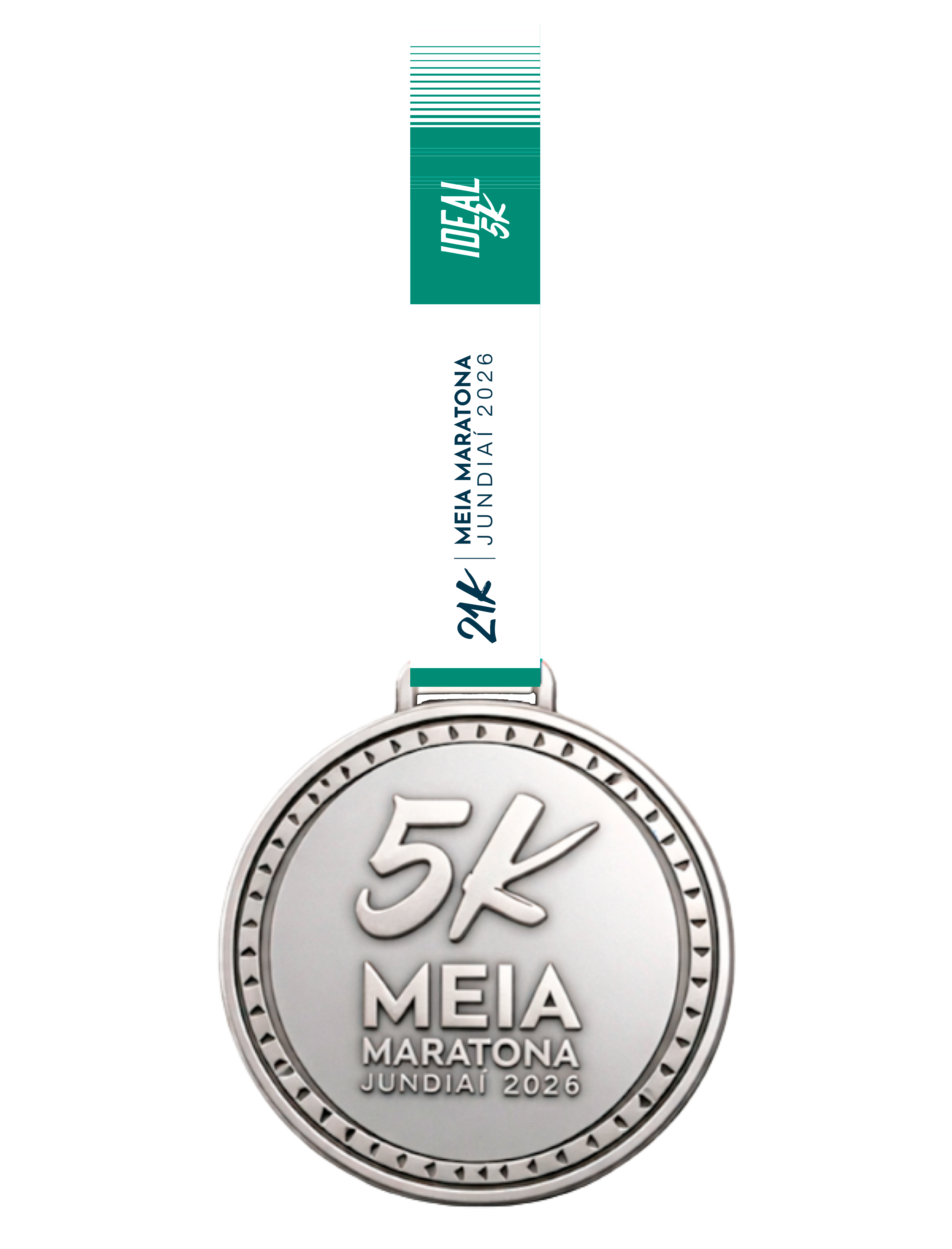 Medalha 5km — Meia Maratona de Jundia&iacute; 2026